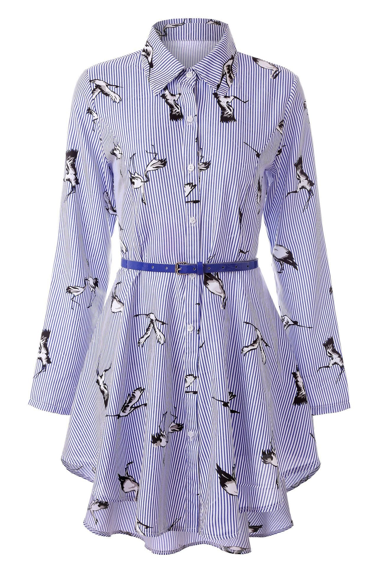 Women’s Long Sleeve Striped Shirt