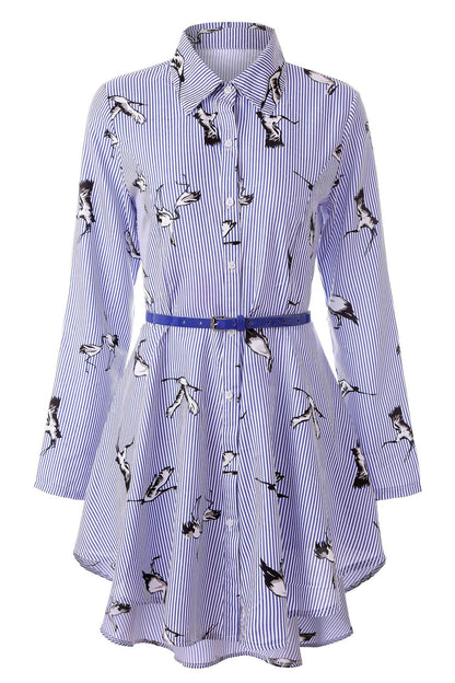 Women’s Long Sleeve Striped Shirt