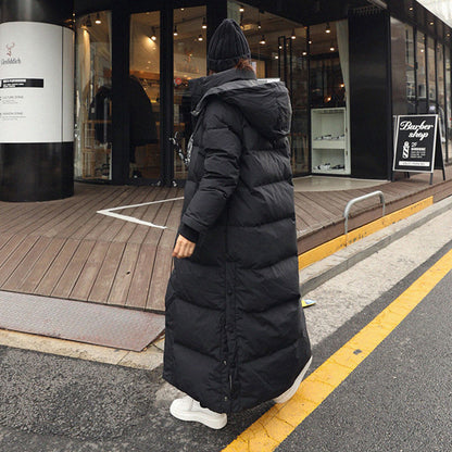 Women’s Winter Long Hooded Coat Thickened Warm Parka Jacket