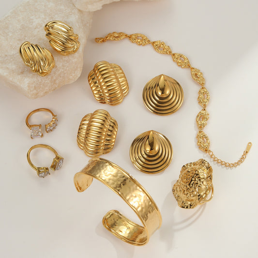 Earrings Bracelet Light Luxury Ring For Women