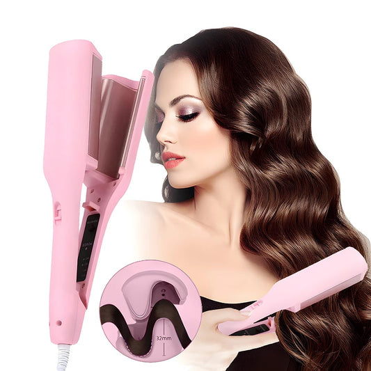 Deep Wave 32mm Hair Curler Adjustable Fast Heating Styling Wand
