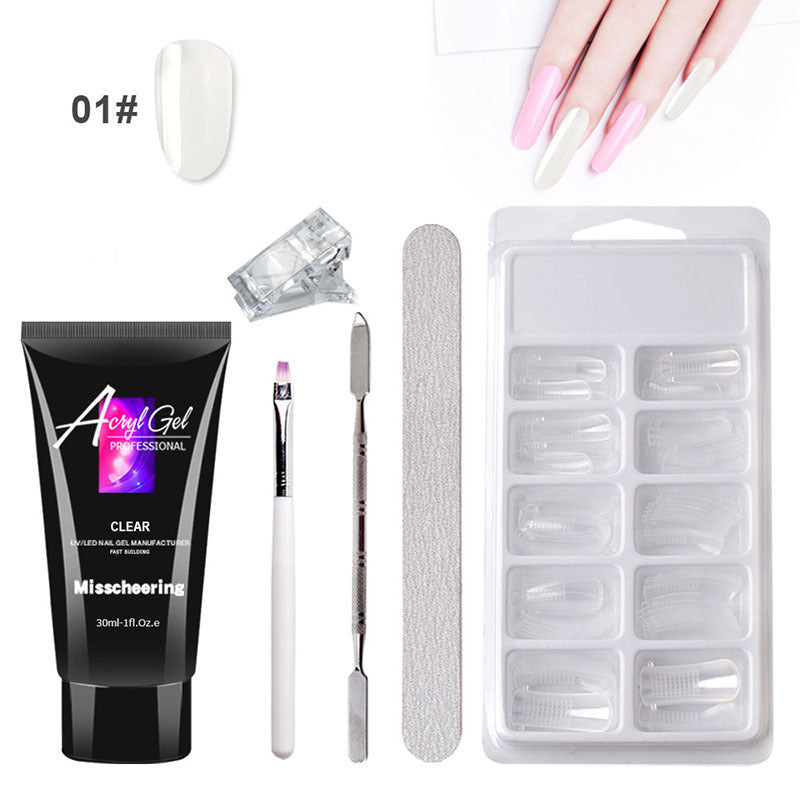 Painless Crystal Gel Nail Extension Set