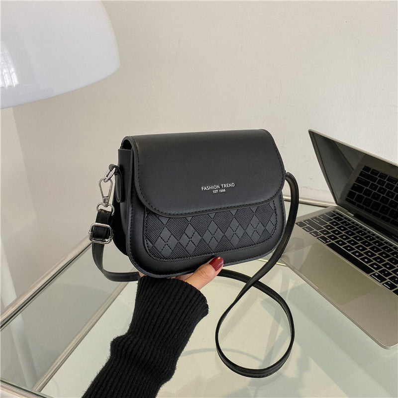 Women’s Simple Solid Color Small Square Shoulder Bag