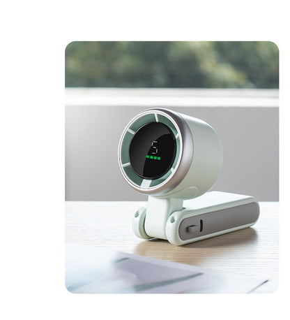 Portable Folding Mini Fan Handheld & Neck Fan High-Speed Turbo for Outdoor & Desk