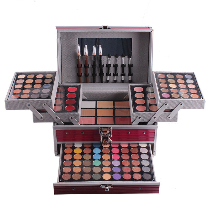 Professional Makeup Artist Cosmetic Bag – Large Capacity Makeup Storage Box with Compartments