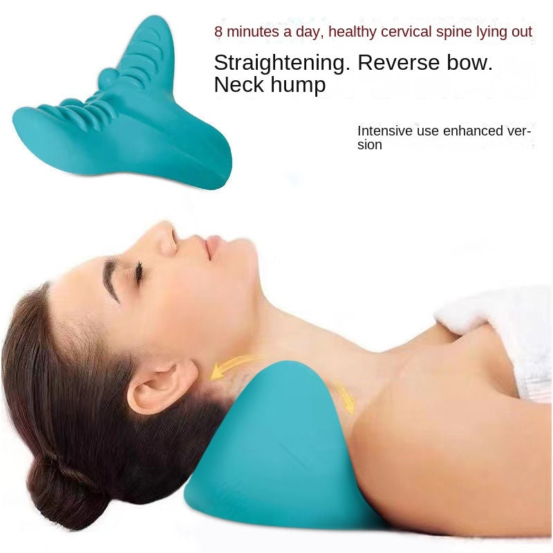 Neck Massage Pillow for Cervical Spine Relief – Acupressure & Traction Home Therapy