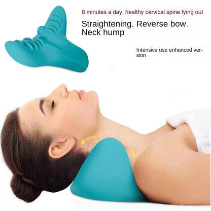 Neck Massage Pillow for Cervical Spine Relief – Acupressure & Traction Home Therapy