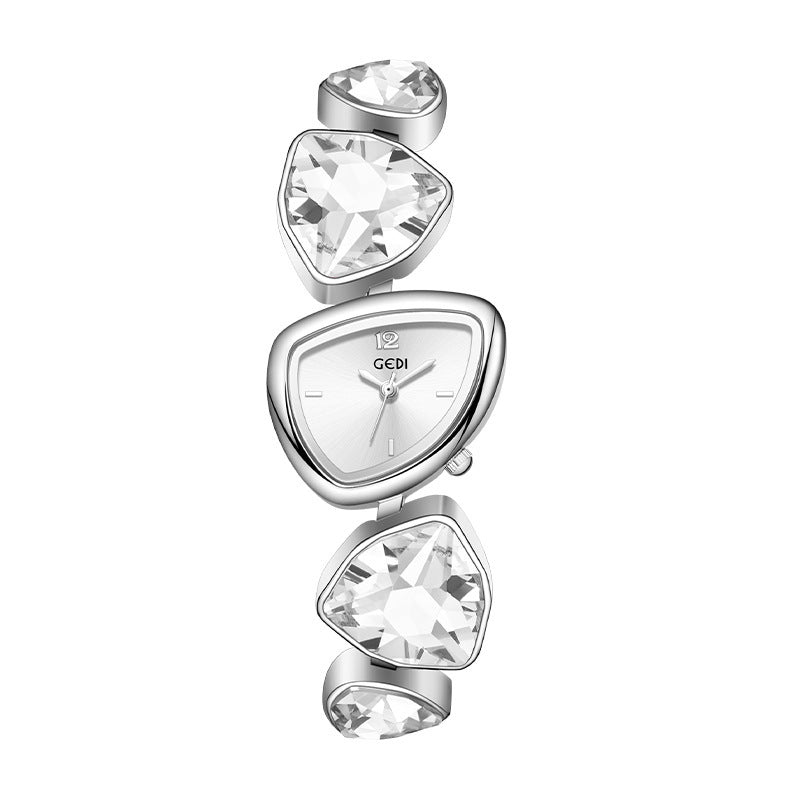 LuxeShine Crystal Diamond Women’s Bracelet Watch