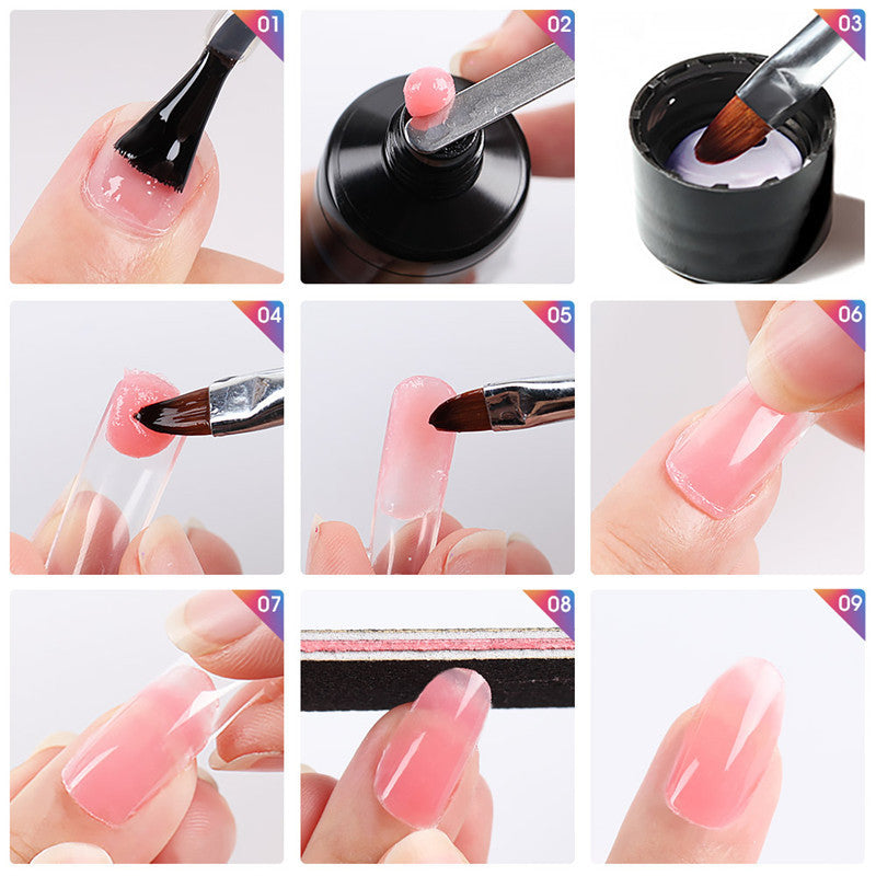 Mixed Color Nail Solid Glue for Nails