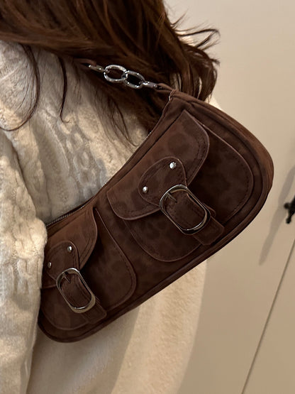 Premium Suede Shoulder Bag for Women