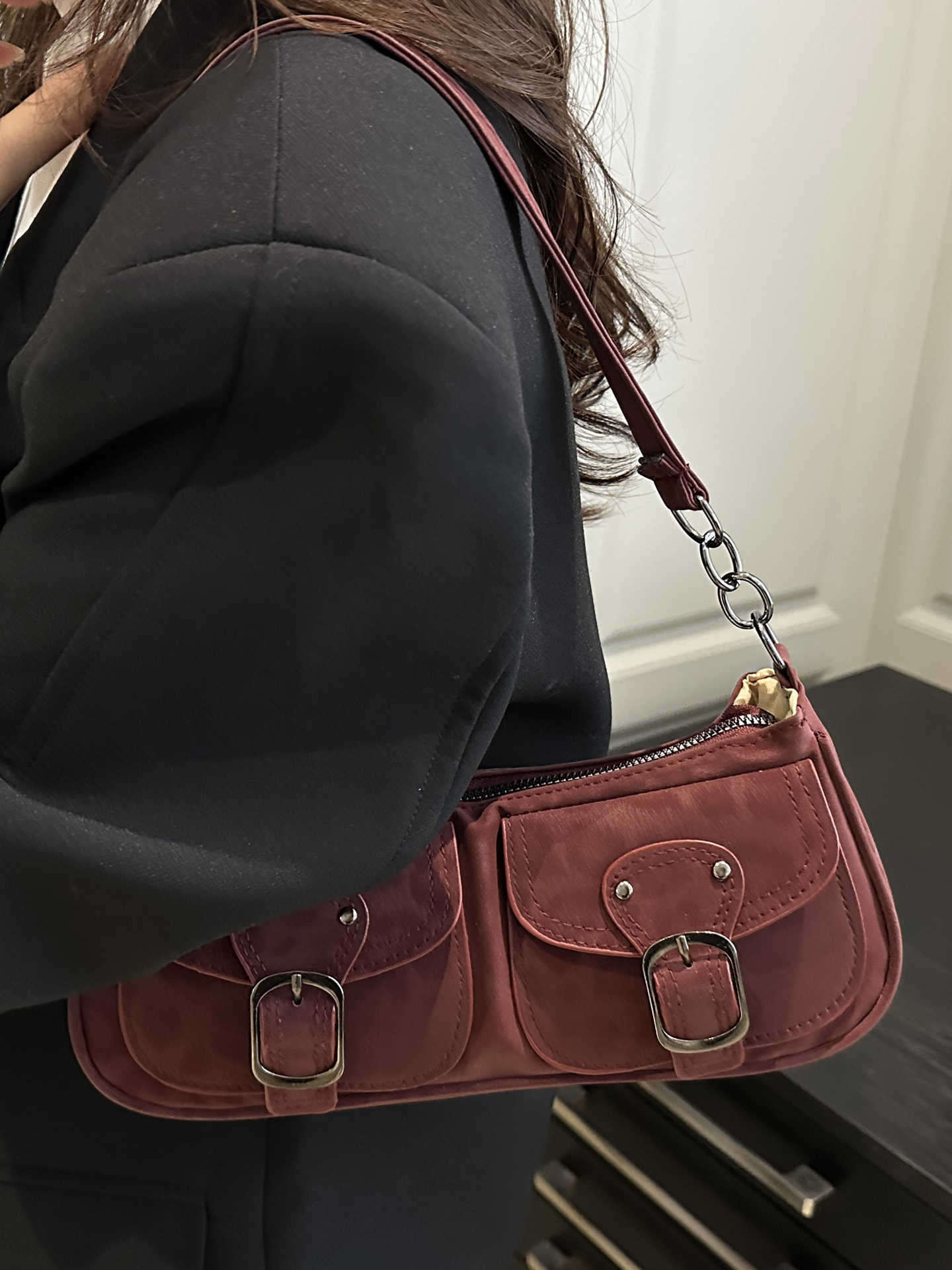 Premium Suede Shoulder Bag for Women