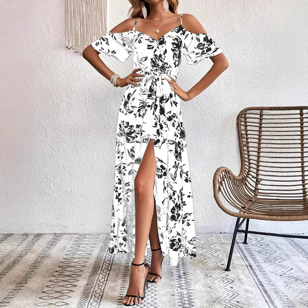 Women’s Off-Shoulder Floral Maxi Dress