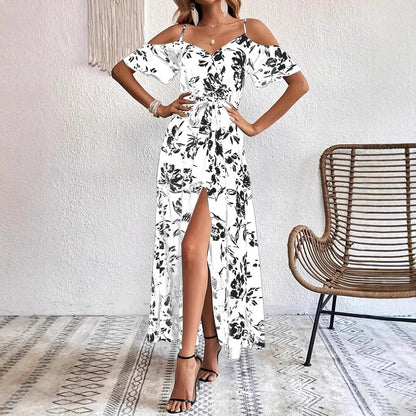 Women’s Off-Shoulder Floral Maxi Dress