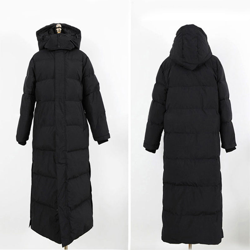 Women’s Winter Long Hooded Coat Thickened Warm Parka Jacket