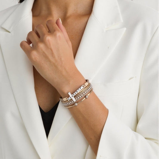 Bohemian Cross Magnetic Bracelet for Women