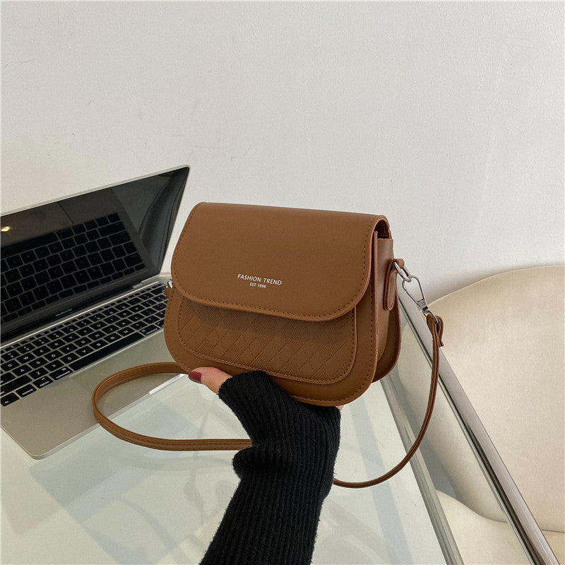 Women’s Simple Solid Color Small Square Shoulder Bag