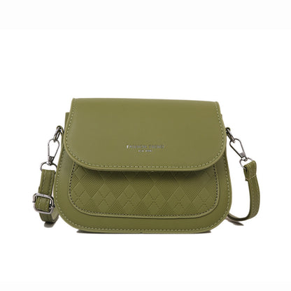 Women’s Simple Solid Color Small Square Shoulder Bag