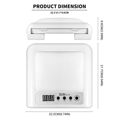 UV LED Nail Lamp for Gel & Press-On Nails