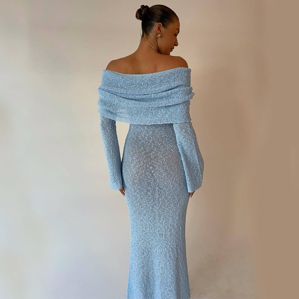 Women’s Holiday Knitted Maxi Dress