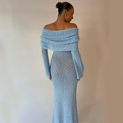 Women’s Holiday Knitted Maxi Dress
