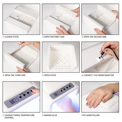 UV LED Nail Lamp for Gel & Press-On Nails