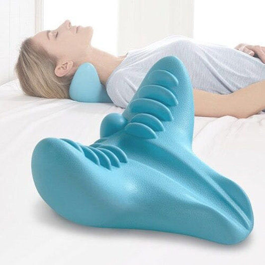 Neck Massage Pillow for Cervical Spine Relief – Acupressure & Traction Home Therapy