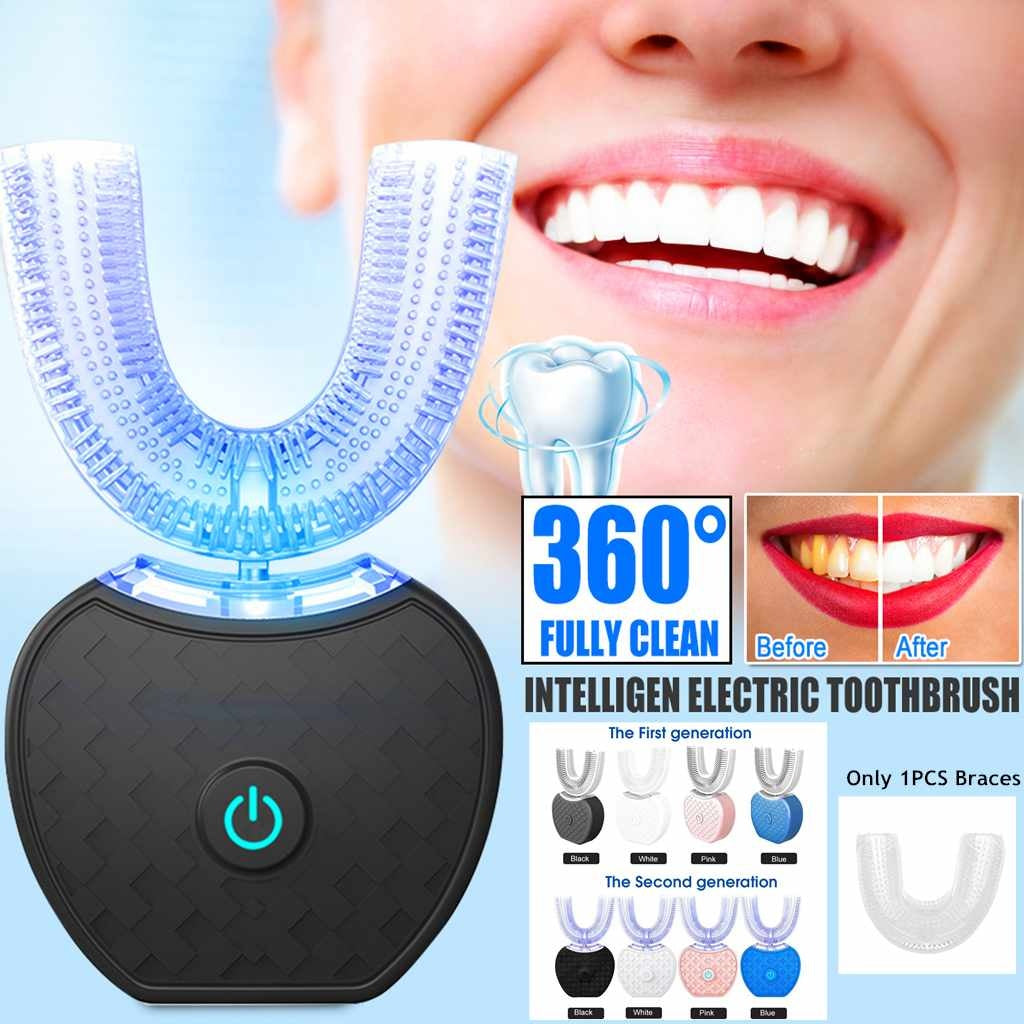 UltraSmile USB Rechargeable 360° U-Shaped Toothbrush