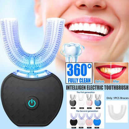 UltraSmile USB Rechargeable 360° U-Shaped Toothbrush