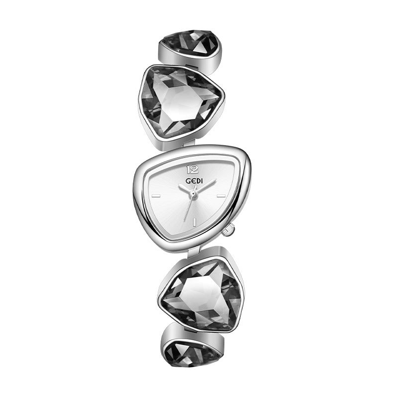 LuxeShine Crystal Diamond Women’s Bracelet Watch