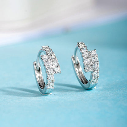 Small Diamond Ear Clips for Women