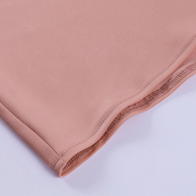 Women’s Satin V-Neck Backless Mini Party Dress