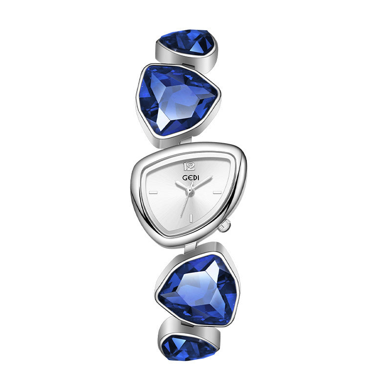 LuxeShine Crystal Diamond Women’s Bracelet Watch