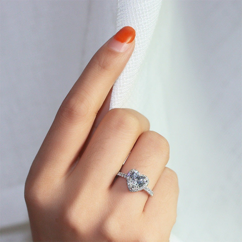 Women's Heart-shaped Ring